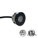 RD12 1W 39mm Round Black Trim