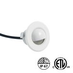 RD12 1W White Scoop Trim