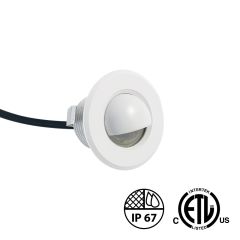 RD12 1W White Scoop Trim