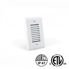 120V Rectangle Vertical Louver LED Step Light