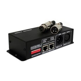 4 Channel DMX Decoder DMX12 Input converts to analog signal to control RGB LED flexible strip