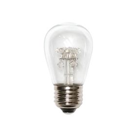Clear S14 LED Bulb, E26 Base