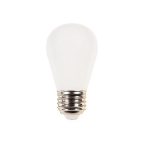Frosted S14 LED Bulb, E26 Base