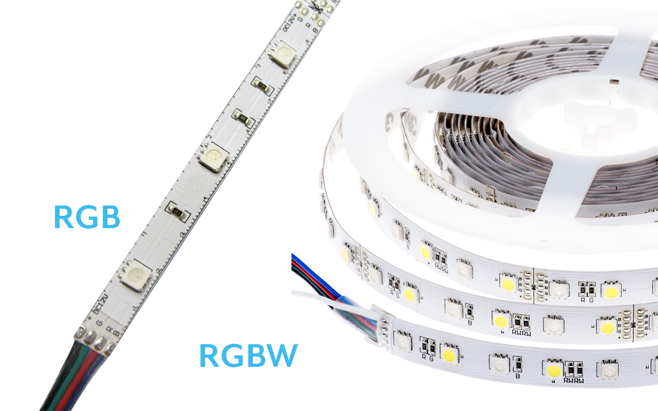 RGB and RGBW LED Strip Light Explained - Simple Lighting Blog