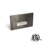 Screwless Recessed LED Step Light