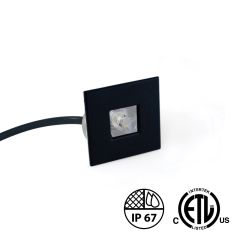 RD12 1W Black Square Trim